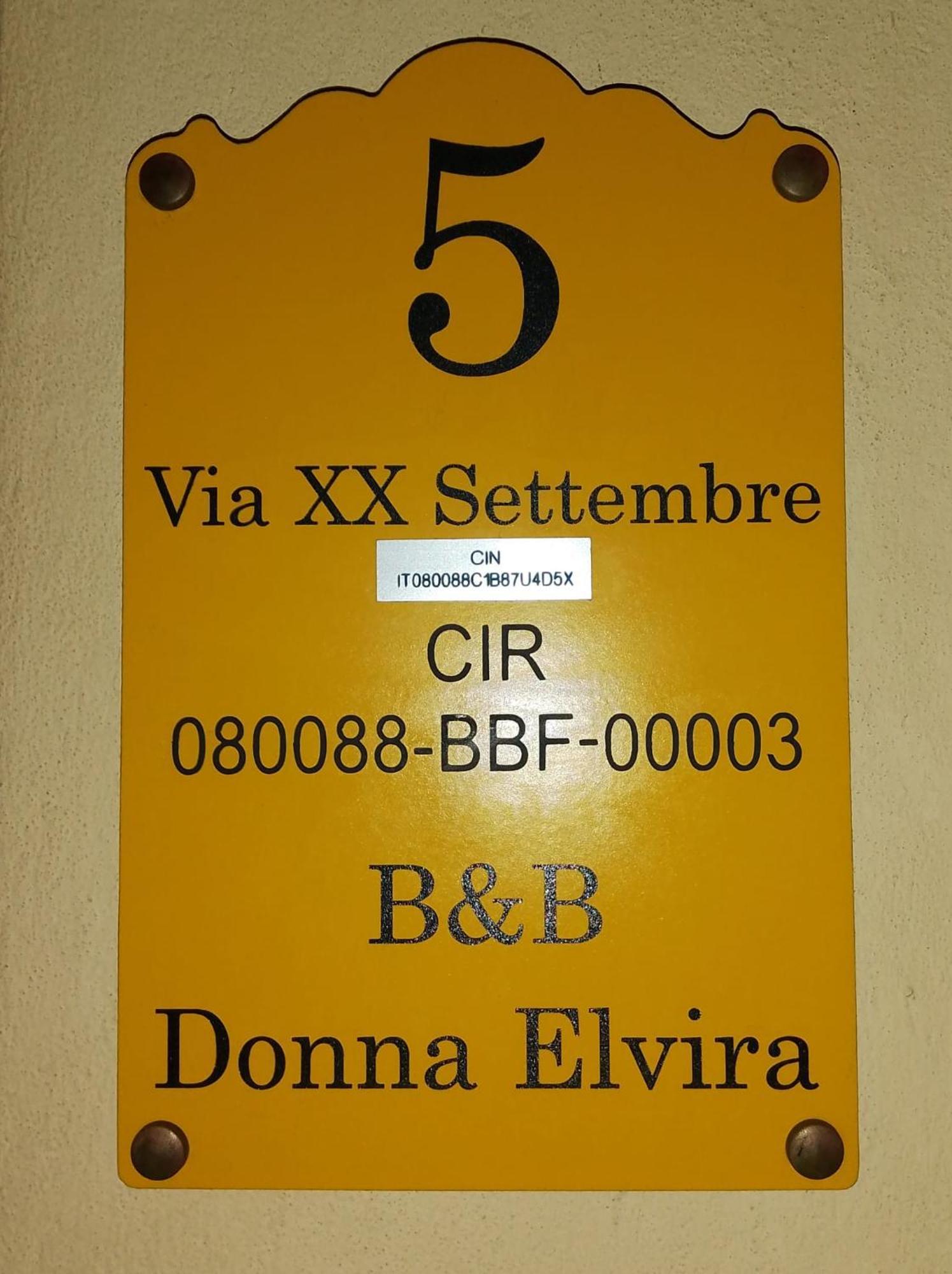 B&B Donna Elvira シデルノ エクステリア 写真
